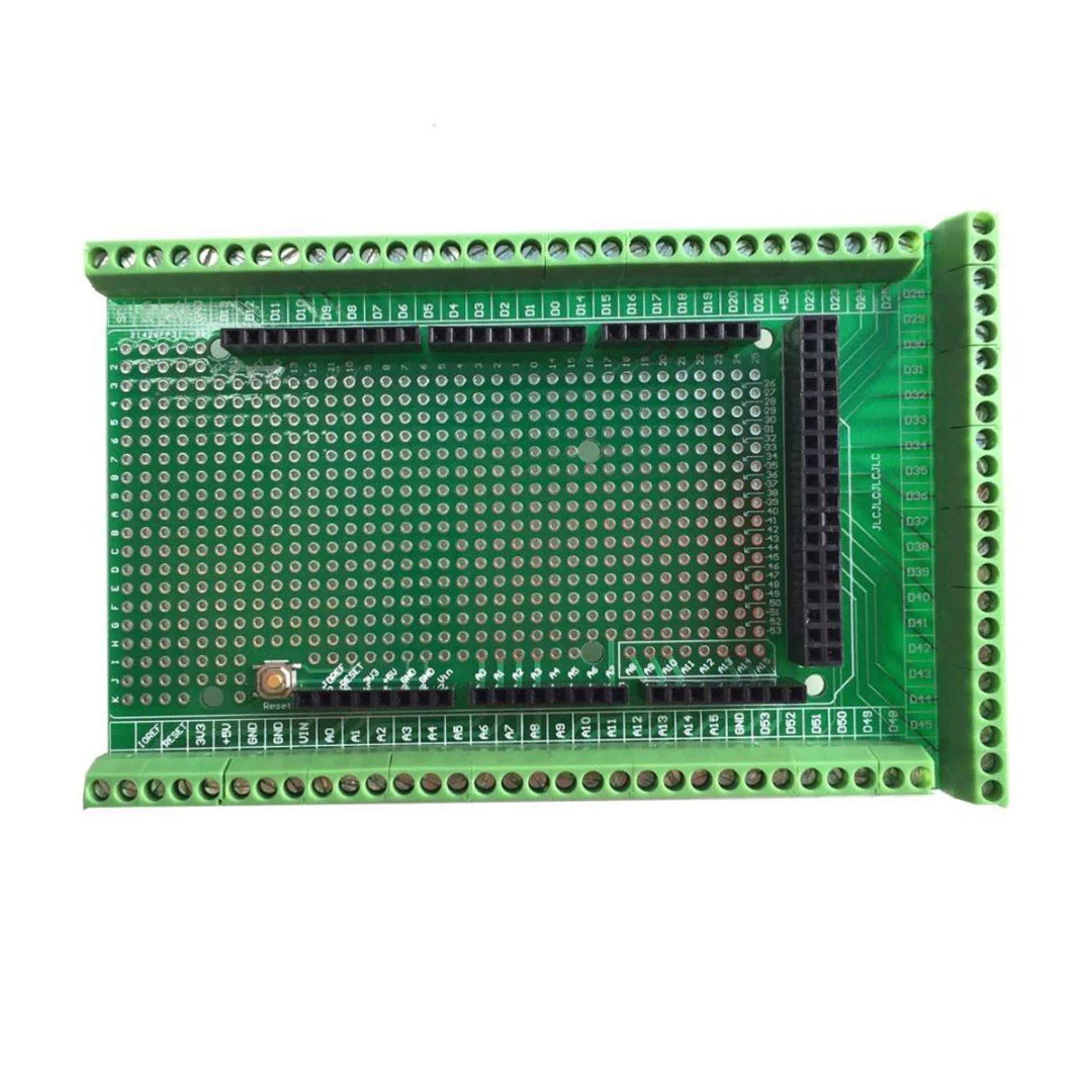 โมดูลขยายขา mega2560 PCB Phototype Screw Terminal Block Arduino Mega ...