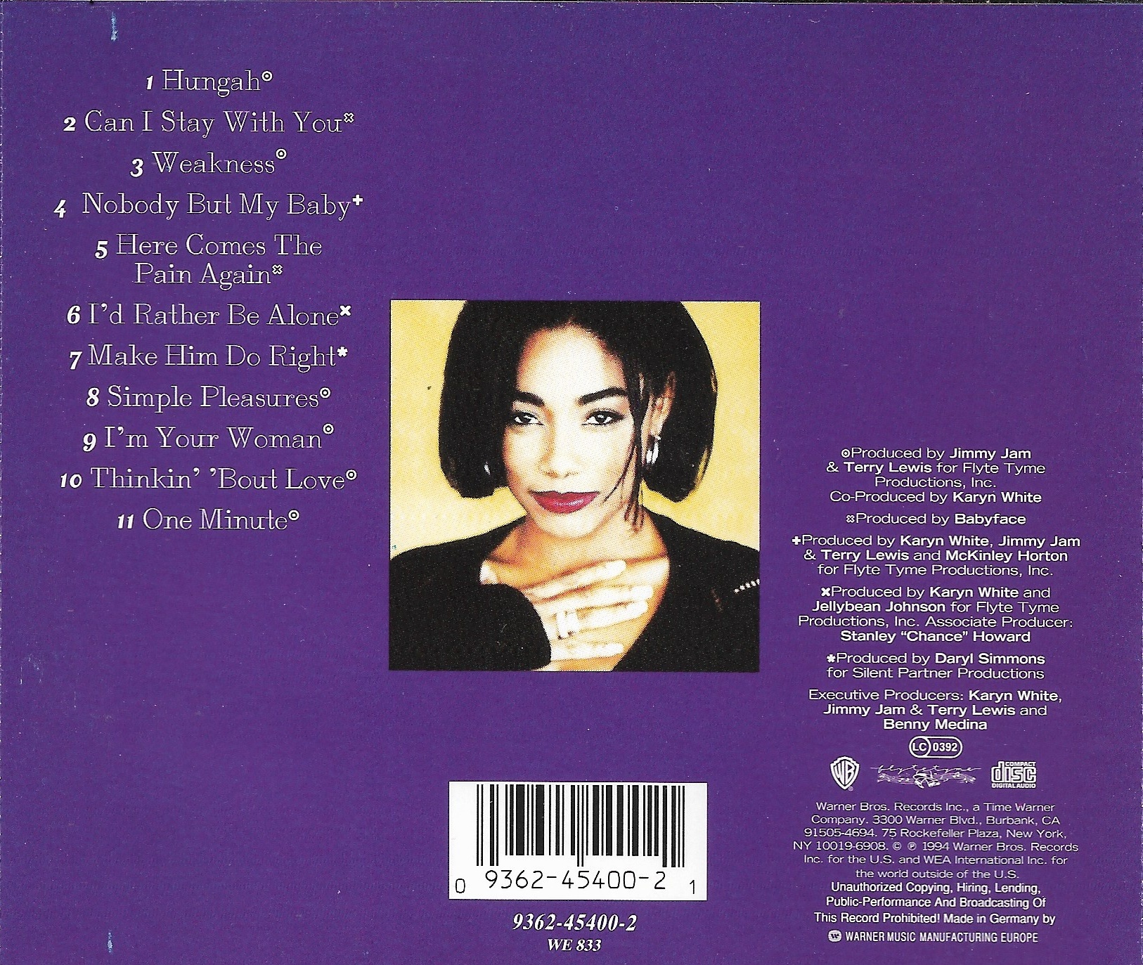 Used CD,Karyn White - Make Him Do Right (A)(1994)(Germany)