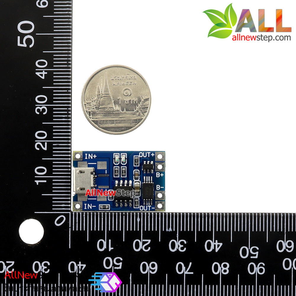 1a lithium battery charging and protect one plate + protection TP4056 2-in-1 18650 lithium battery charging board