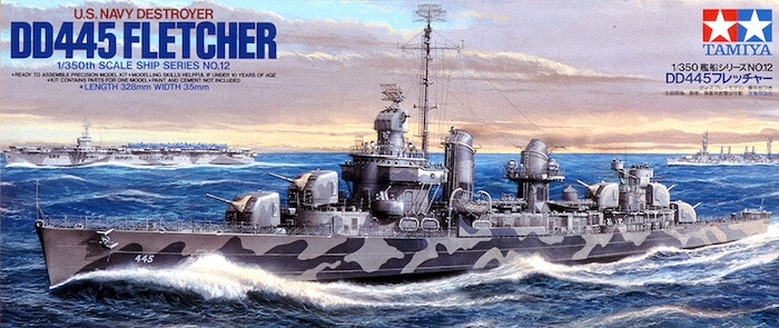 1/350 U.S.DESTROYER DD445 FLETCHER