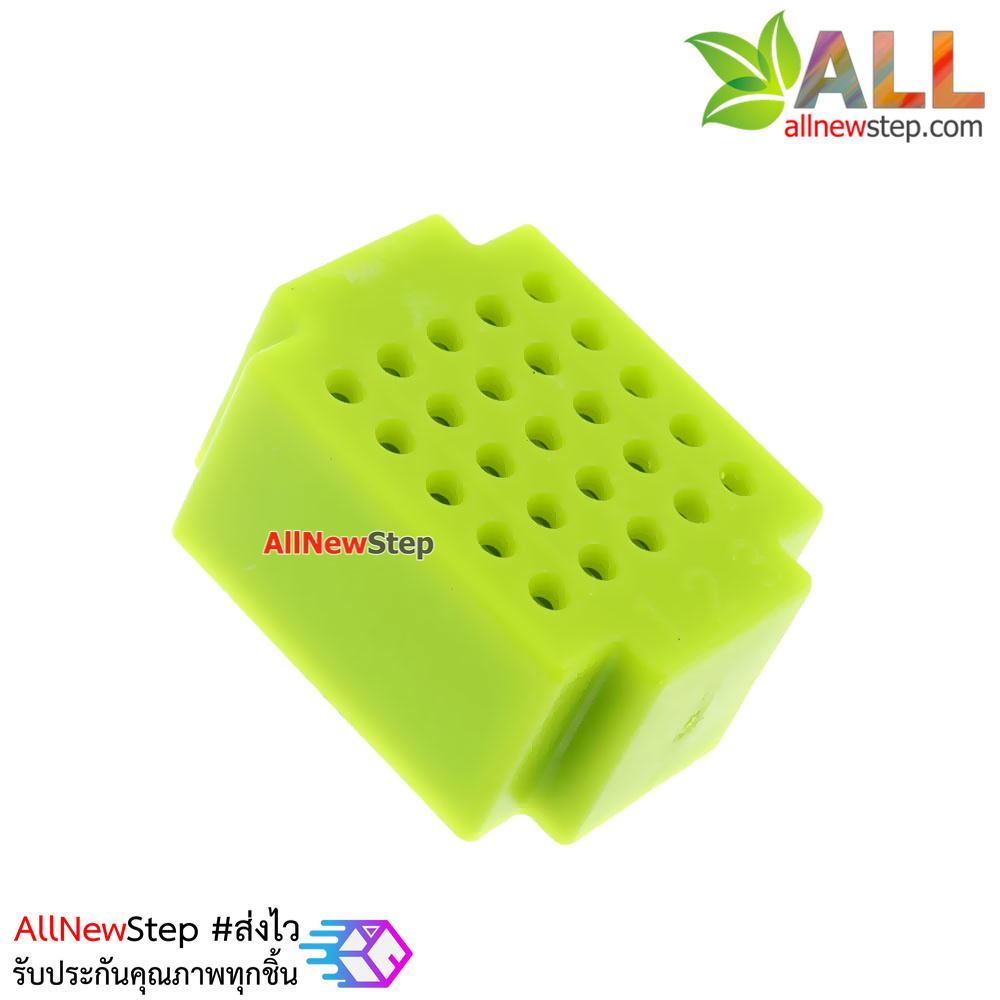 Breadboard แบบ Block ขนาดเล็ก 25 จุด สีเขียวอ่อน