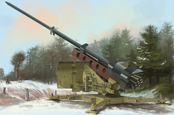 1/35 German Rheinmetall Long-Range Rocket ‘Rheinbote’ (Rh.Z.61/9) and launcher