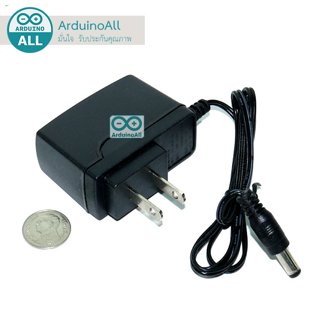 อะแดปเตอร์ แหล่งจ่ายไฟ 5V 500 mA Adapter 5V 0.5A หัวขนาด 5.5x2.5mm
