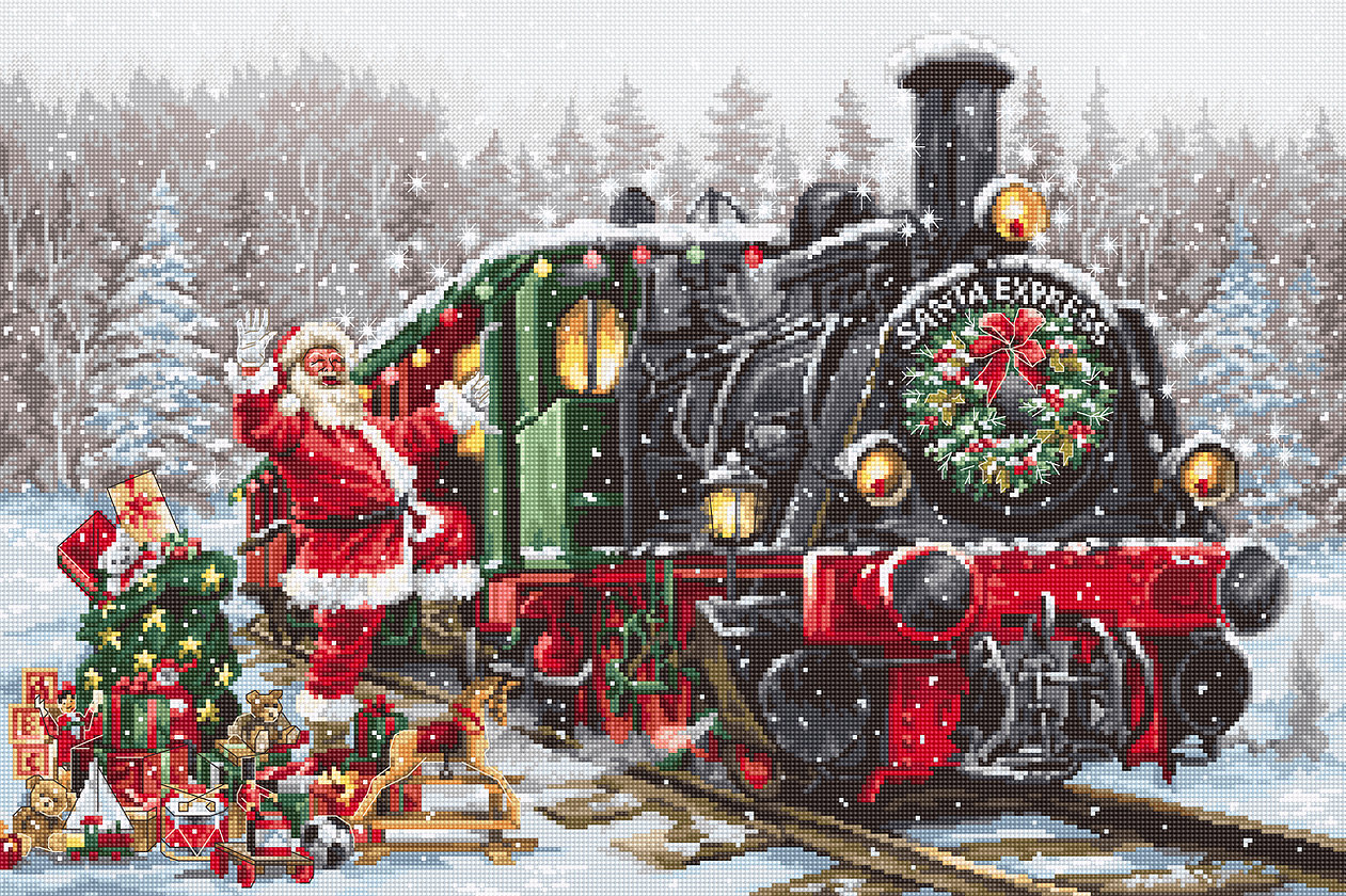 Luca-S ชุดปัก Santa`s Express