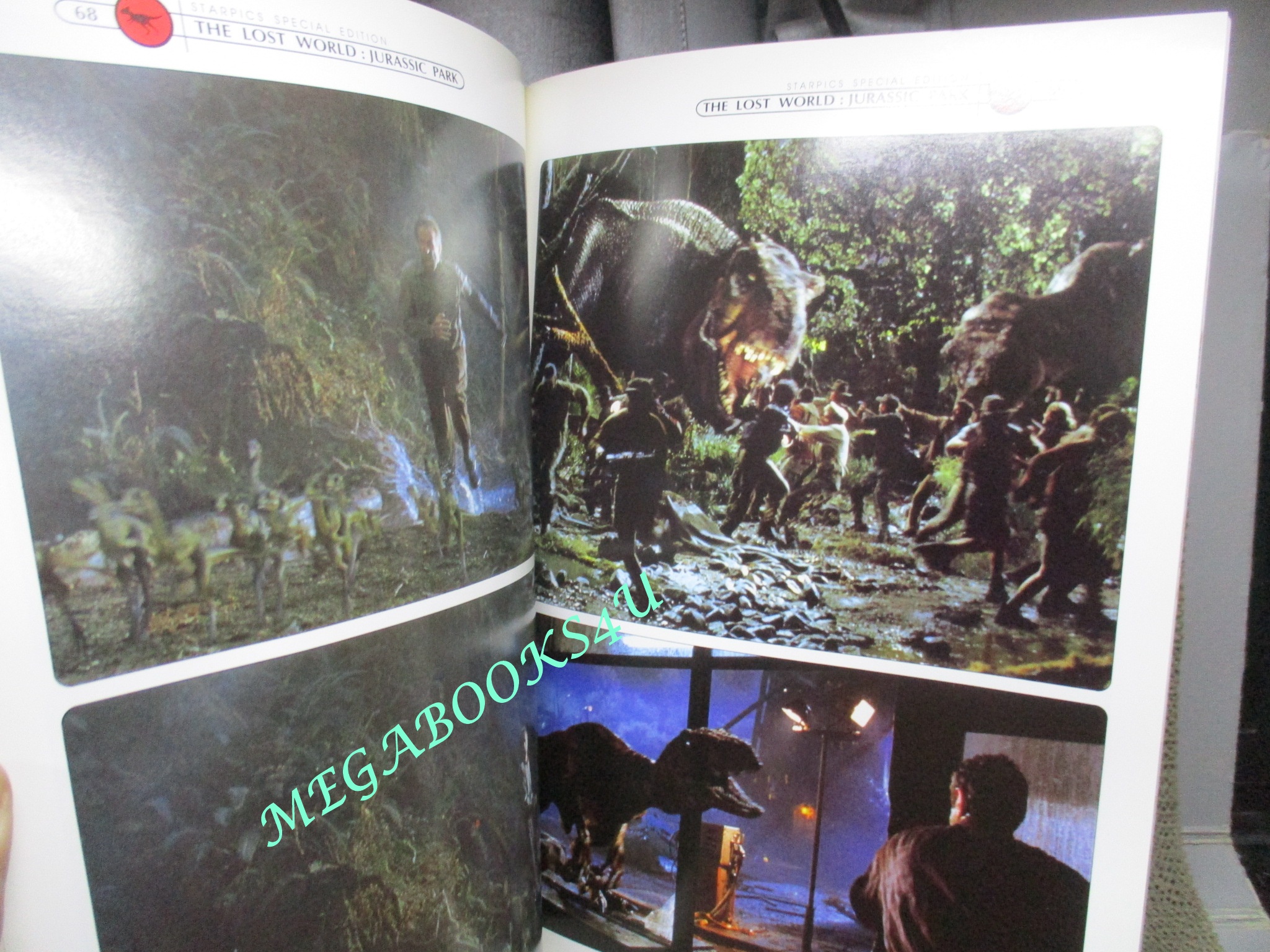 หนังสือ THE LOST WORLD , JURASSIC PARK