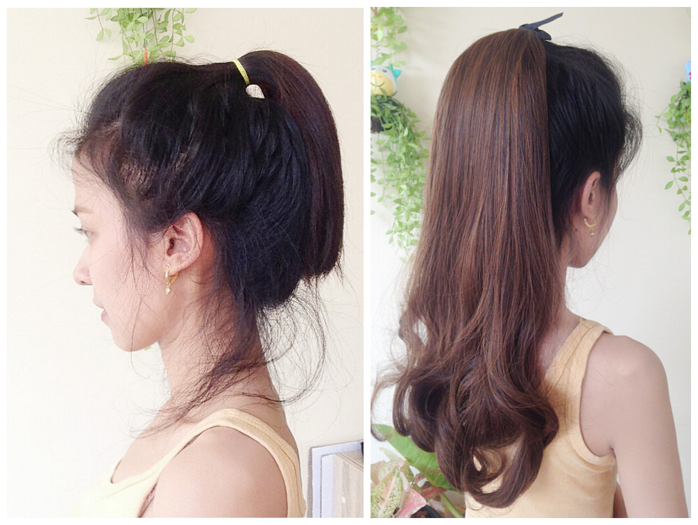 K311 หางม้าลอนคลาย เเบบผูก ทรงผมสวยดูเป็นธรรมชาติคะ
