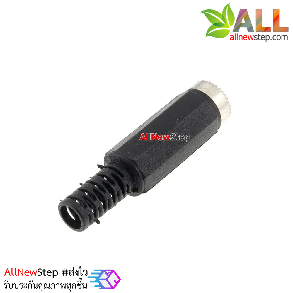 5.5-2.1MM metal head socket 5.5x2.1 wire-type DC power plug socket