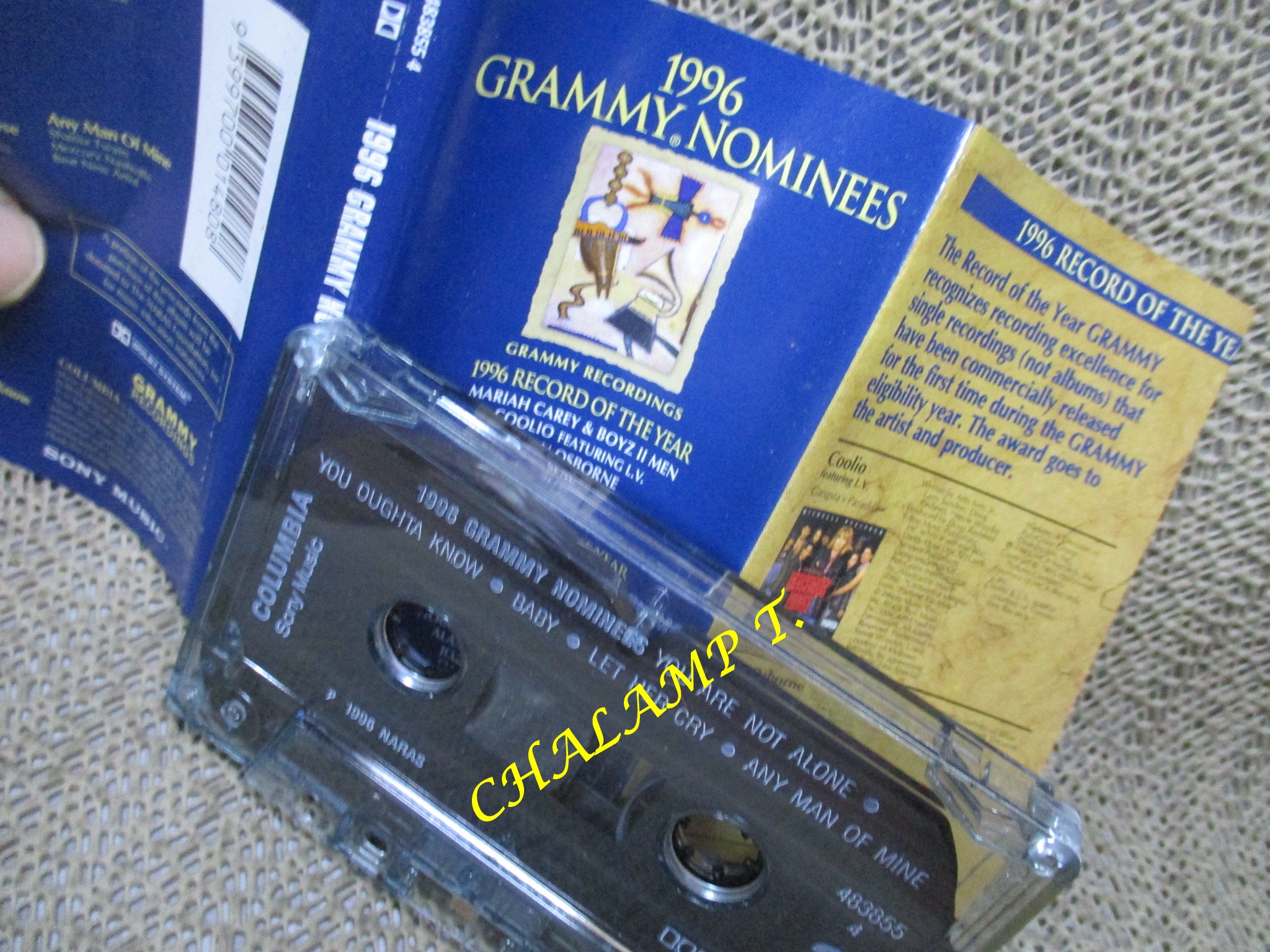 เทปเพลงสากล 1996 Grammy Nominees