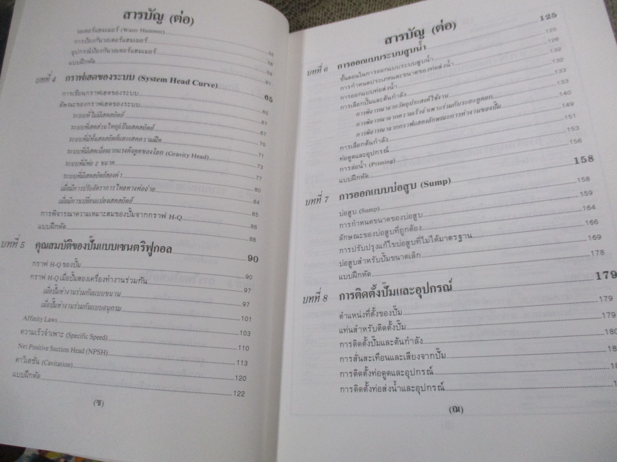 ปั๊มและระบบสูบน้ำ โดย รศ.ดร.วิบูลย์ บุญยธโรกุล / หนังสือแข็งแรง มีฝุ่นจับปกและสันกระดาษนิดหน่อย