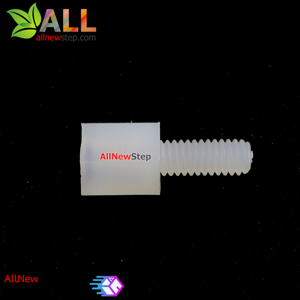 น็อตไนลอน ขนาด M2.5 5+6mm