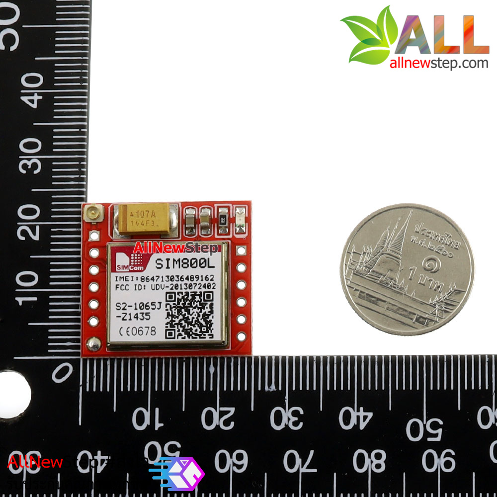 โมดูล GSM/GPRS 2G SIM800L module with pcb antenna