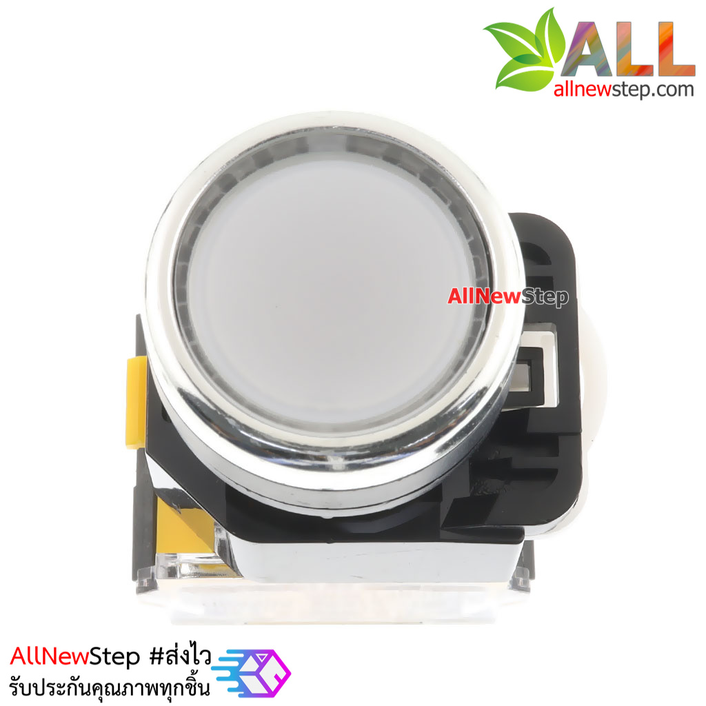 สวิตช์กดติดกดดับ/กดดับกดติด/ล็อกสวิตช์ 220V 10A ปุ่มกดสีขาว