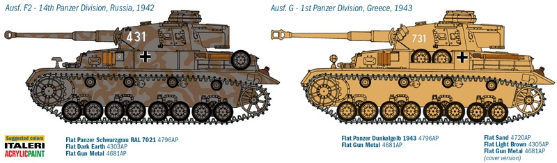 1/35 Pz. Kpfw. IV Ausf. F1/F2 early G