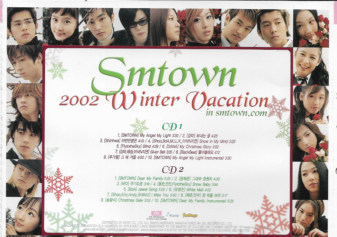 CD,Smtown Winter Vacation (2CD)(Christmas)(Various Artists)(2002)(Korea)