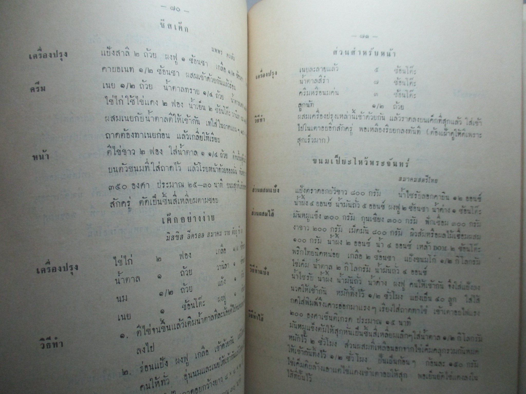 ตำราอาหารคาว หวาน หนังสืออนุสรณ์พระราชทานเพลิงศพ คุณหญิงนาวีวราสา (แดง นาวีเสถียร) ปี2510