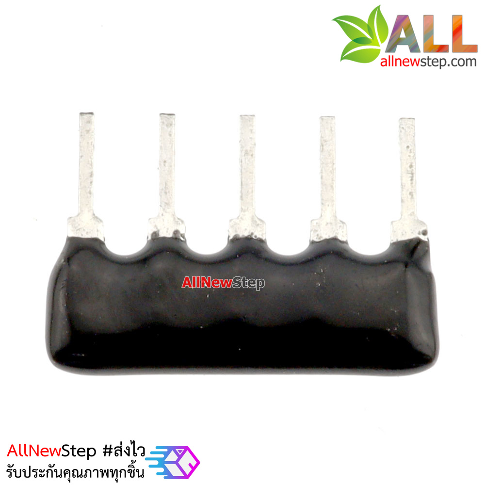 ตัวต้านทาน 220 โอห์ม 1/8W แบบ Array 4 ตัว A09-221 220r exclusion of 220 ohms จำนวน 1 ชิ้น