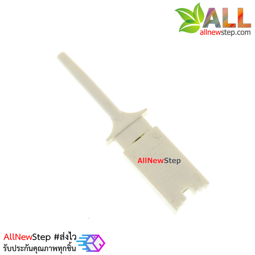 Test hook logic analyzer clip wiring hook Premium Clip หัวจับสายไฟ สีขาว