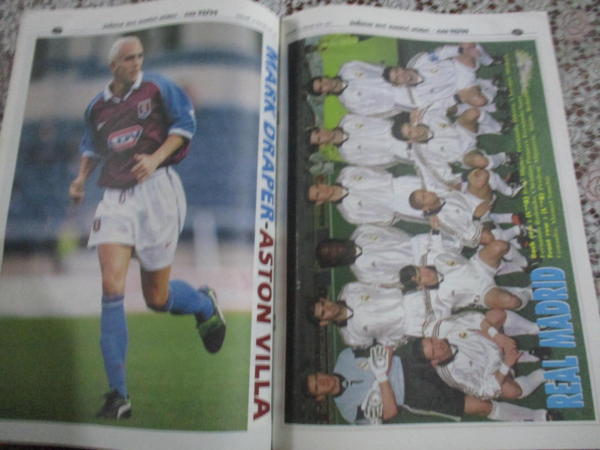 อัลบั้มภาพ จัมโบ้ สตาร์ซอคเกอร์ พรีเมียร์ บุนเดส กัลโซ่ ฉบับที่98 ปี2541 ตำหนิ หน้ากลางและแผ่นรองปกหลังไม่มี