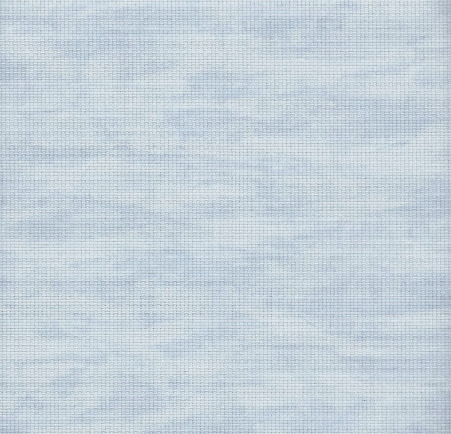 Zweigart 14 count. Vintage Blue Whisper Aida (ผ้าไอด้า ขนาดตา 14 ช่อง/นิ้ว พิมพ์ลายสีฟ้า)
