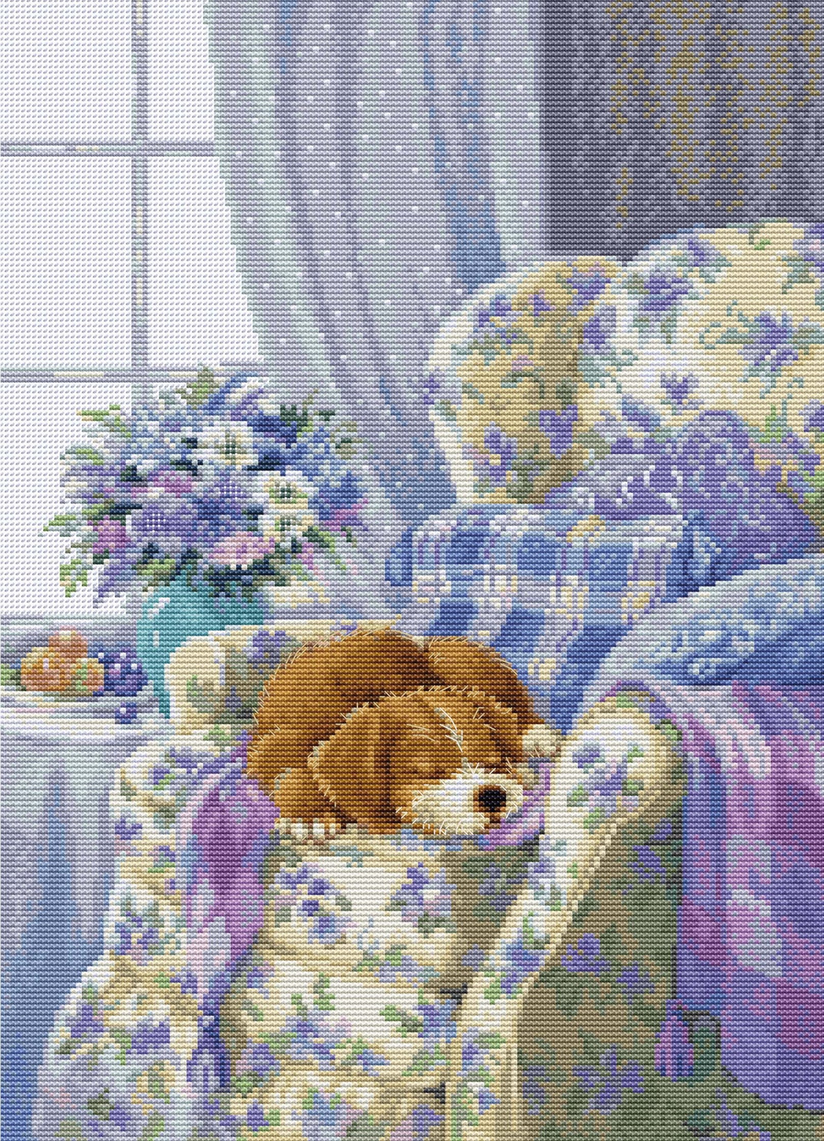 Luca-S ชุดปักครอสติช Cozy Armchair