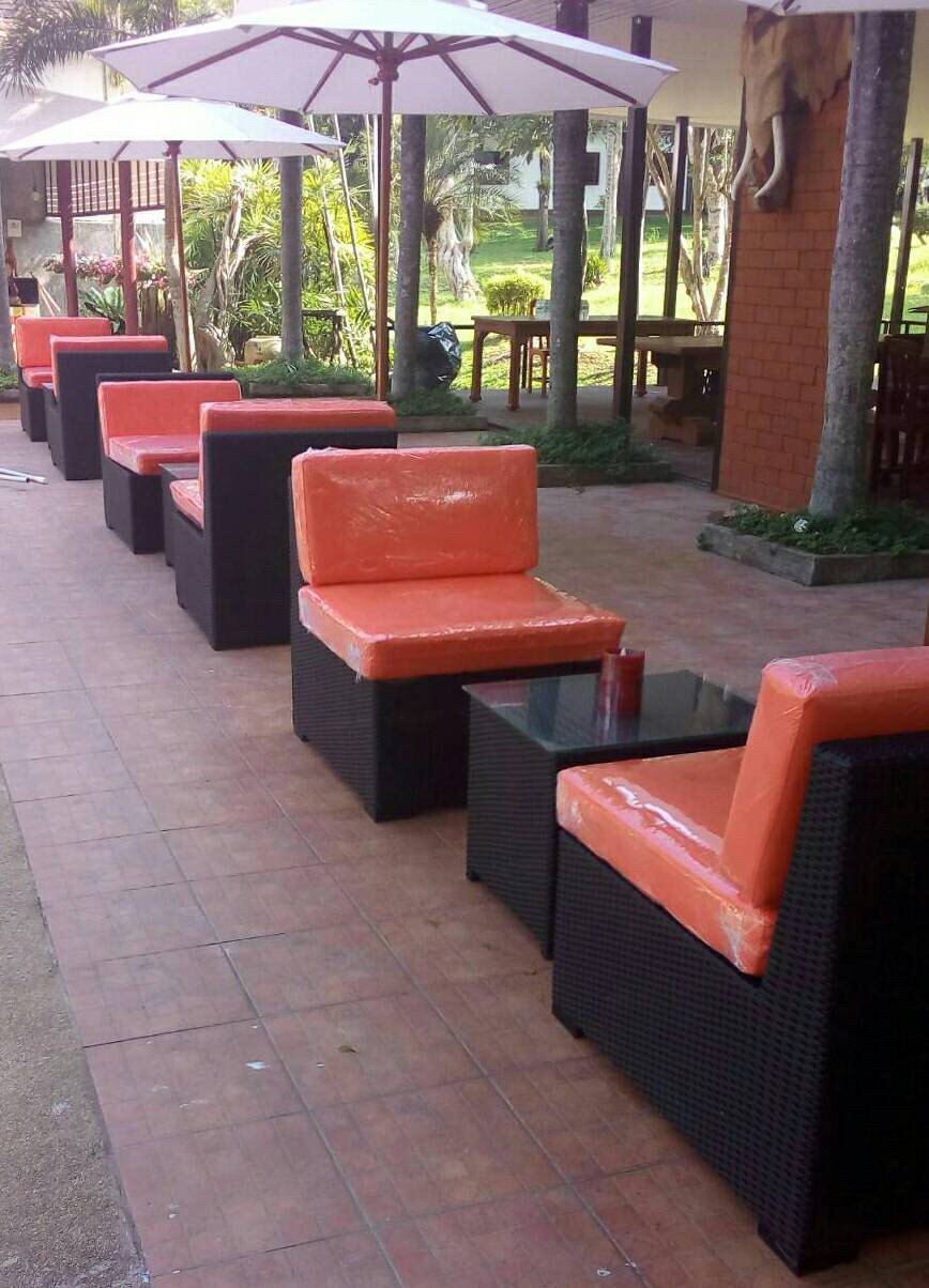 โซฟาหวาย โซฟาห้องนั่งเล่น โซฟาห้องรับแขก ชุดรับแขก Rattan sofa Woven rattan sofa Living room sofa 1