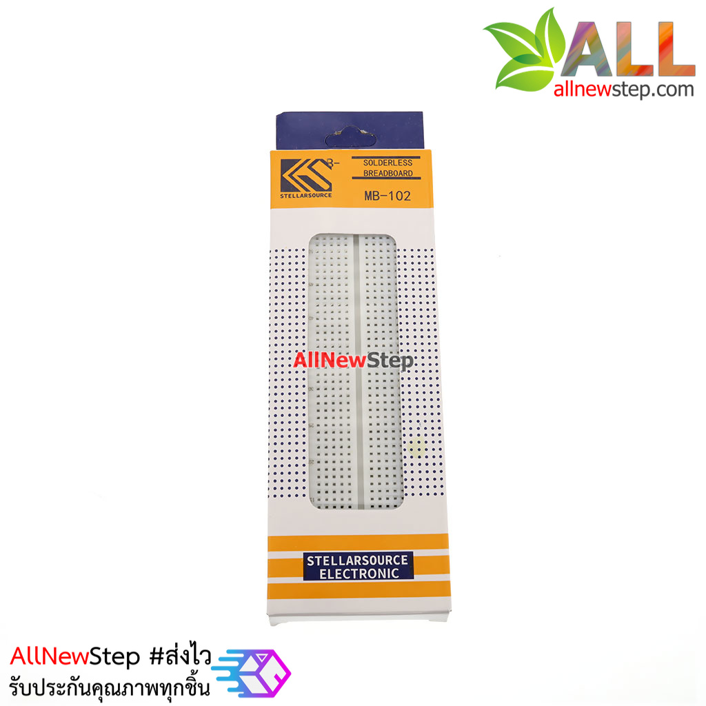 บอร์ดทดลอง Breadboard 830 holes MB-102