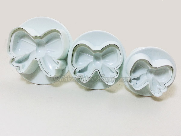 พิมพ์กดลายฟองดอง / พิมพ์กดคุกกี้ รูปโบว์