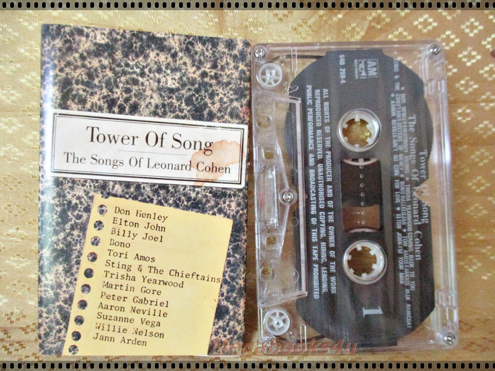 เทปเพลงสากล อัลบั้ม TOWER OF SONG-THE SONGS OF LEONARD COHEN