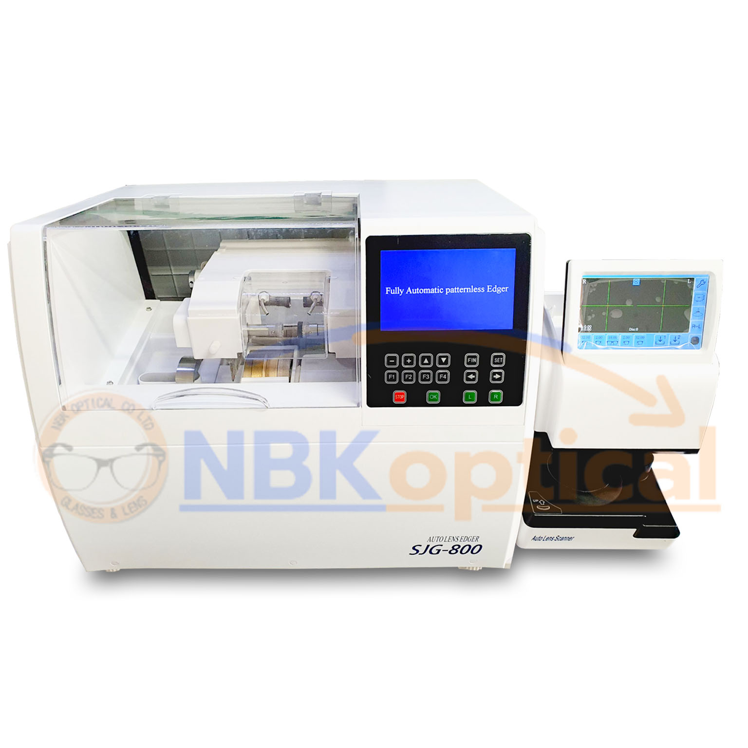 SJG-800 Full automatic Edger machine เครื่องเจียรเลนส์ออโต้ไม่เจาะบล็อก