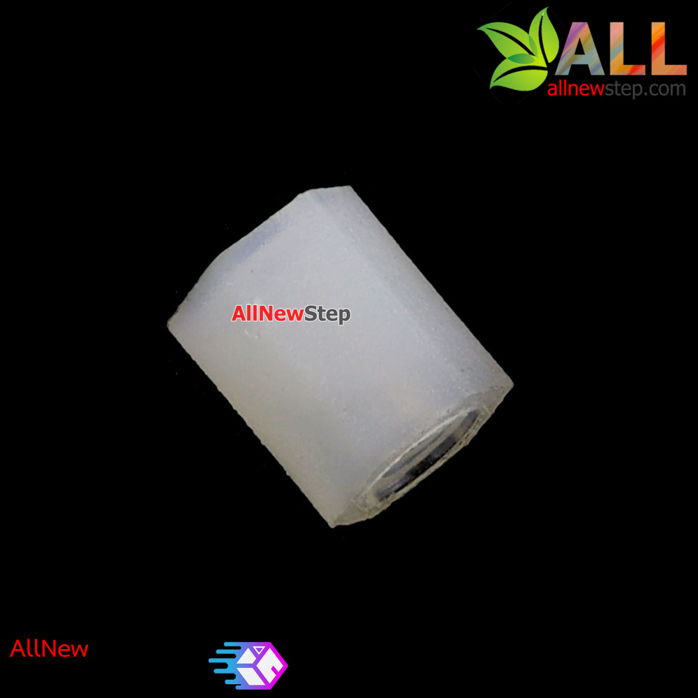 เสาน็อตไนลอน NUT Nylon M2 ขนาด 5mm สีขาว จำนวน 1 ชิ้น