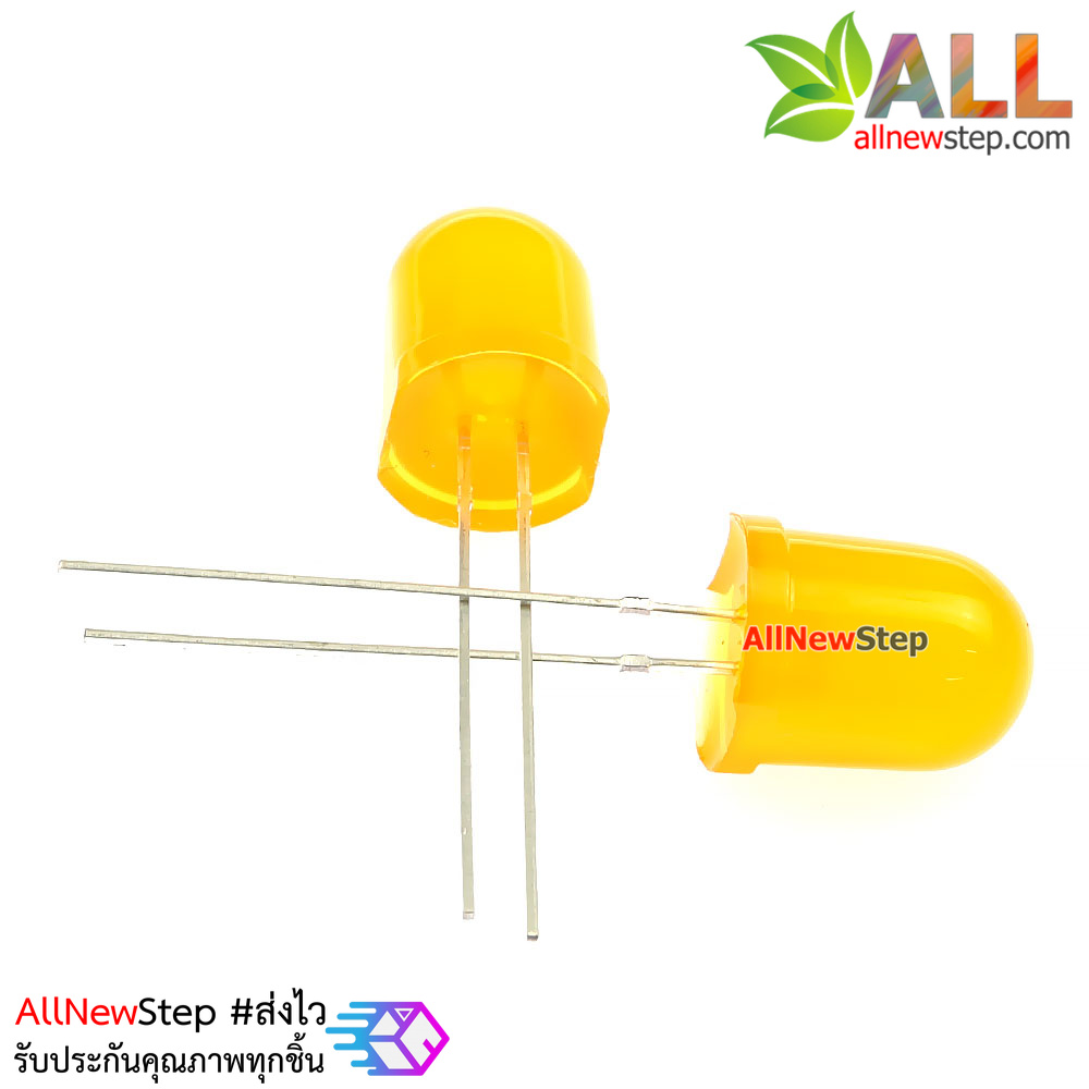 LED 10MM LED สีส้ม จำนวน 2 ดวง