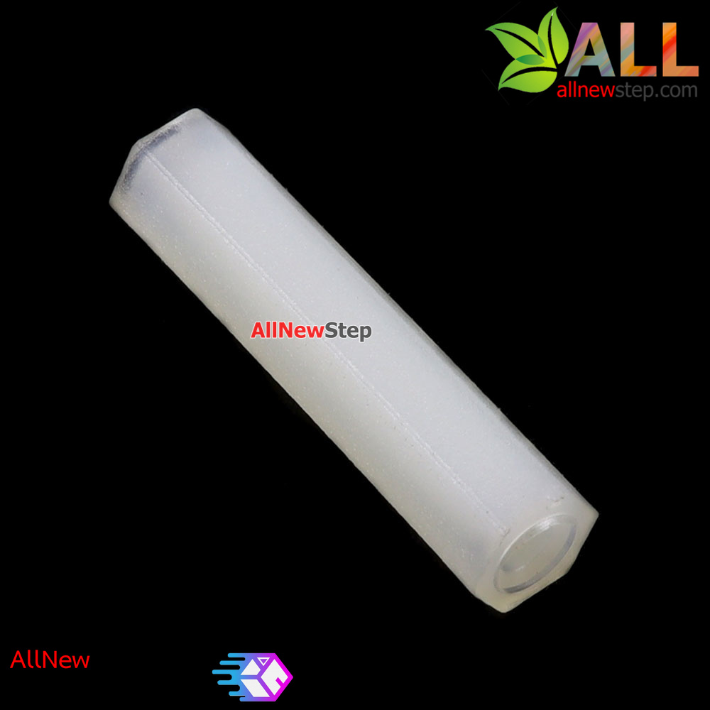 เสาน็อตไนลอน NUT Nylon M2 ขนาด 18mm สีขาว จำนวน 1 ชิ้น