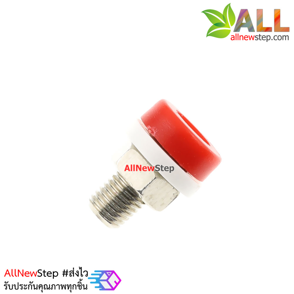 2mm Banana Jack Socket สีแดง จำนวน 1 ชิ้น
