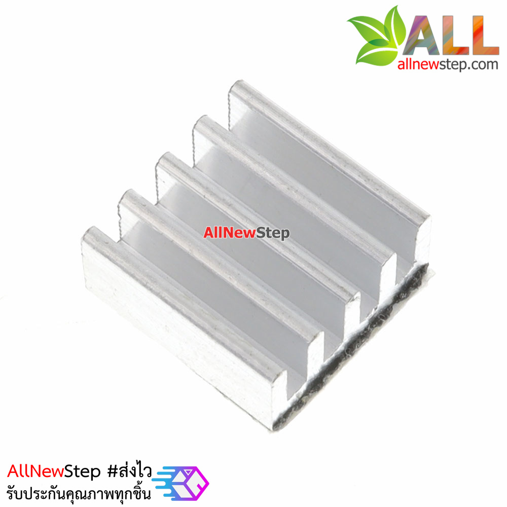 แผ่นระบายความร้อนขนาดเล็ก 10x10mm พร้อมสติกเกอร์