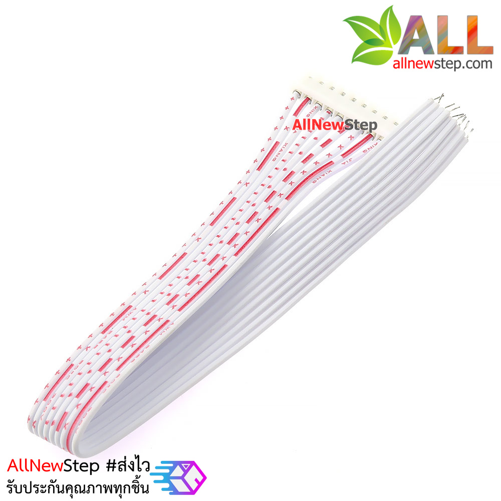 สายแพ 9P ตัวเมีย single head line 20CM ระยะห่าง 2.54mm 9P