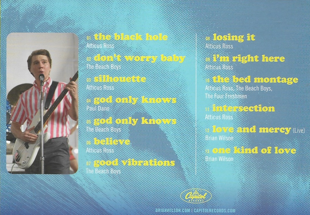 CD,Music From Love & Mercy (Atticus Ross)(Various Artists)(Soundtrack)(OST.)(2015)(Asia)