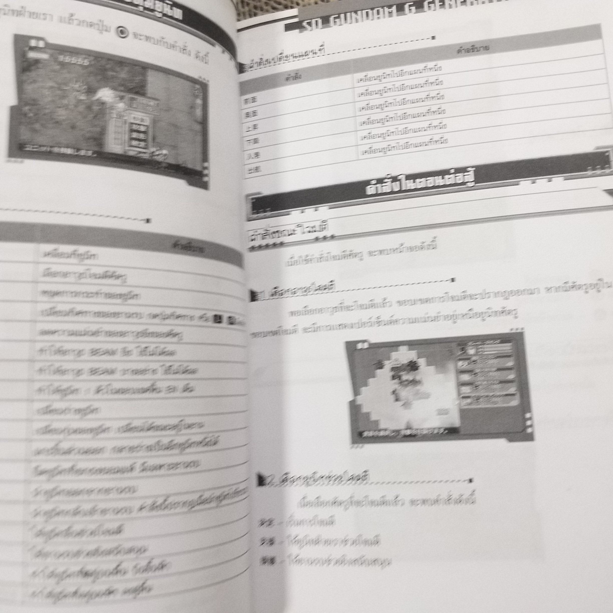 คู่มือเกมส์ SD GUNDAM G GENERATION WORLD / มุมปกมีรอยพับ