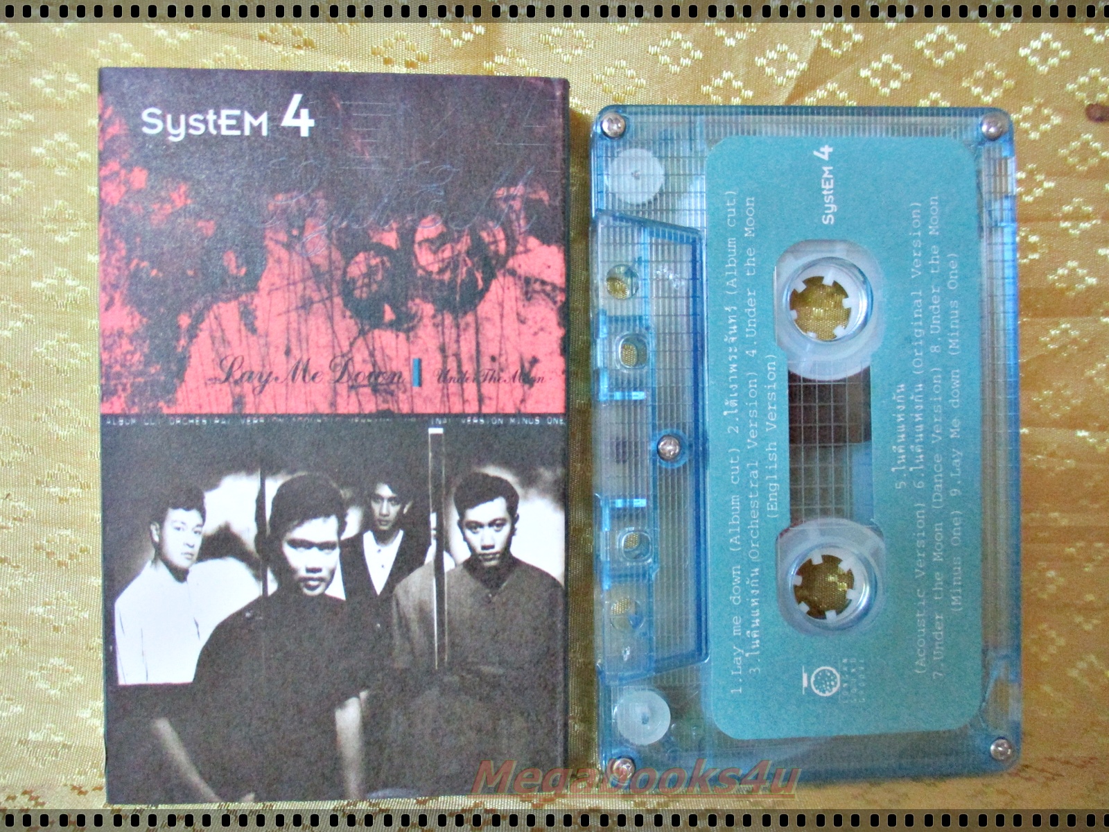 เทปเพลงไทยสากล ซิสเต็มโฟร์ SYSTEM4 อัลบั้ม LAY ME DOWN