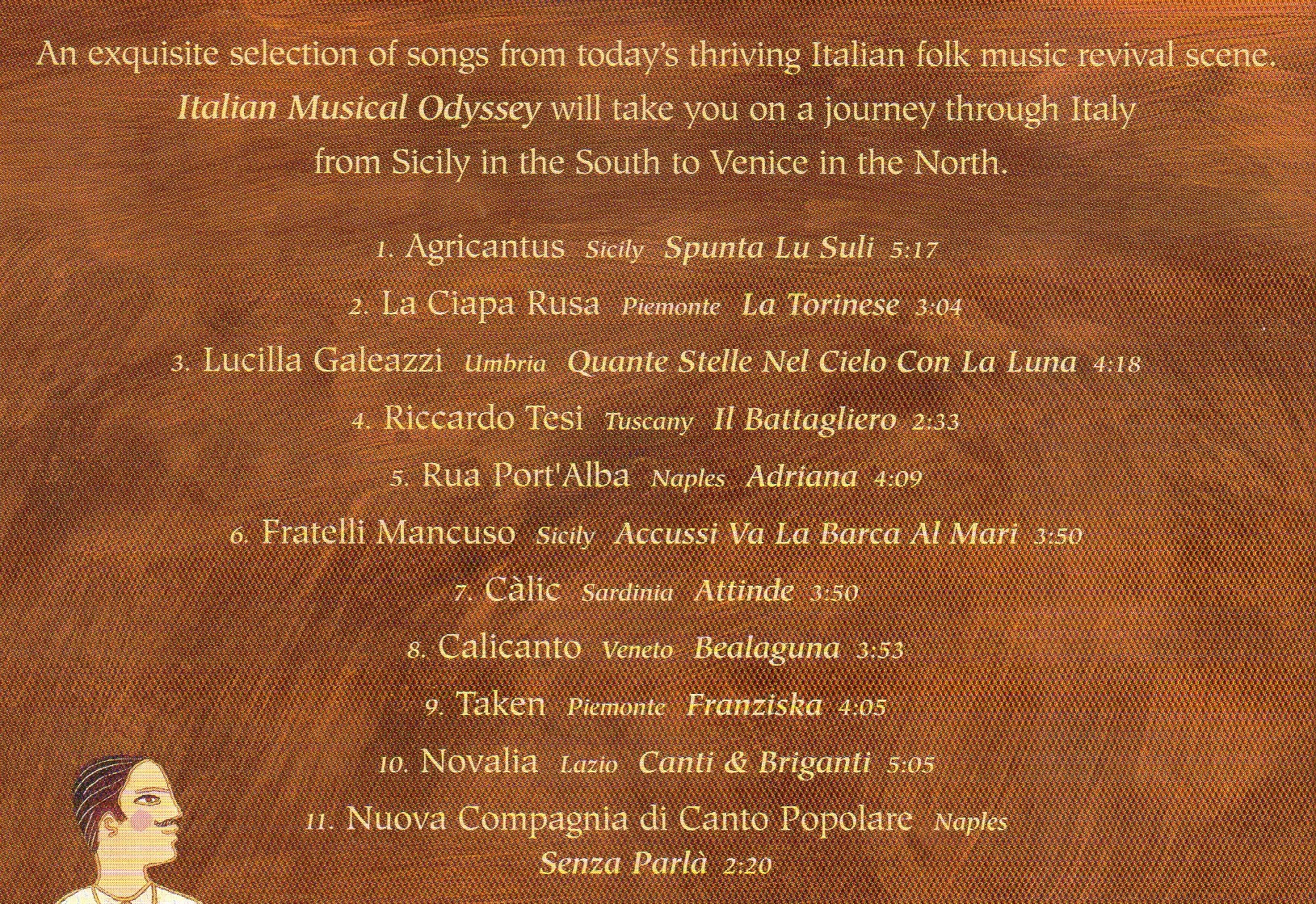 CD,Putumayo Presents - Italian Musical Odyssey (Various Artists)(2000)