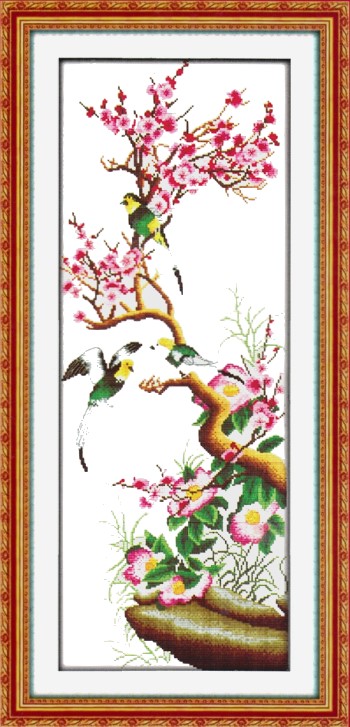 ชุดปักจีน Plum and Birds