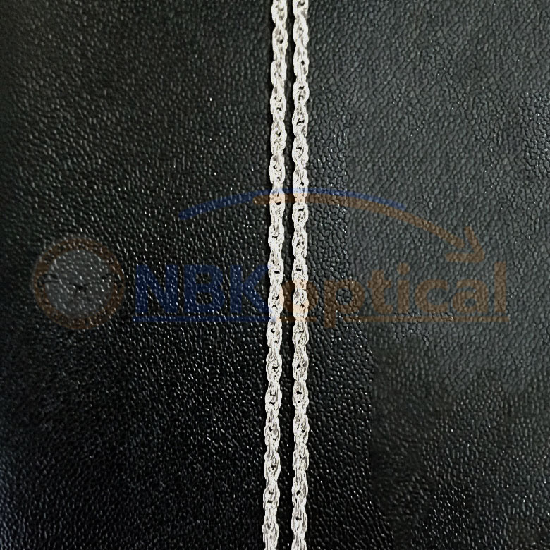 สายคล้องแว่นตาทรงหวงโซ่สีเทาทรงหร