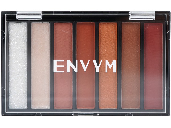 พร้อมส่ง (มีกล่อง) ENVYM อายแชโดว์พาเลท 7 สีพร้อมกลิตเตอร์ Popteen(ポップティーン) 2022年 06 月号