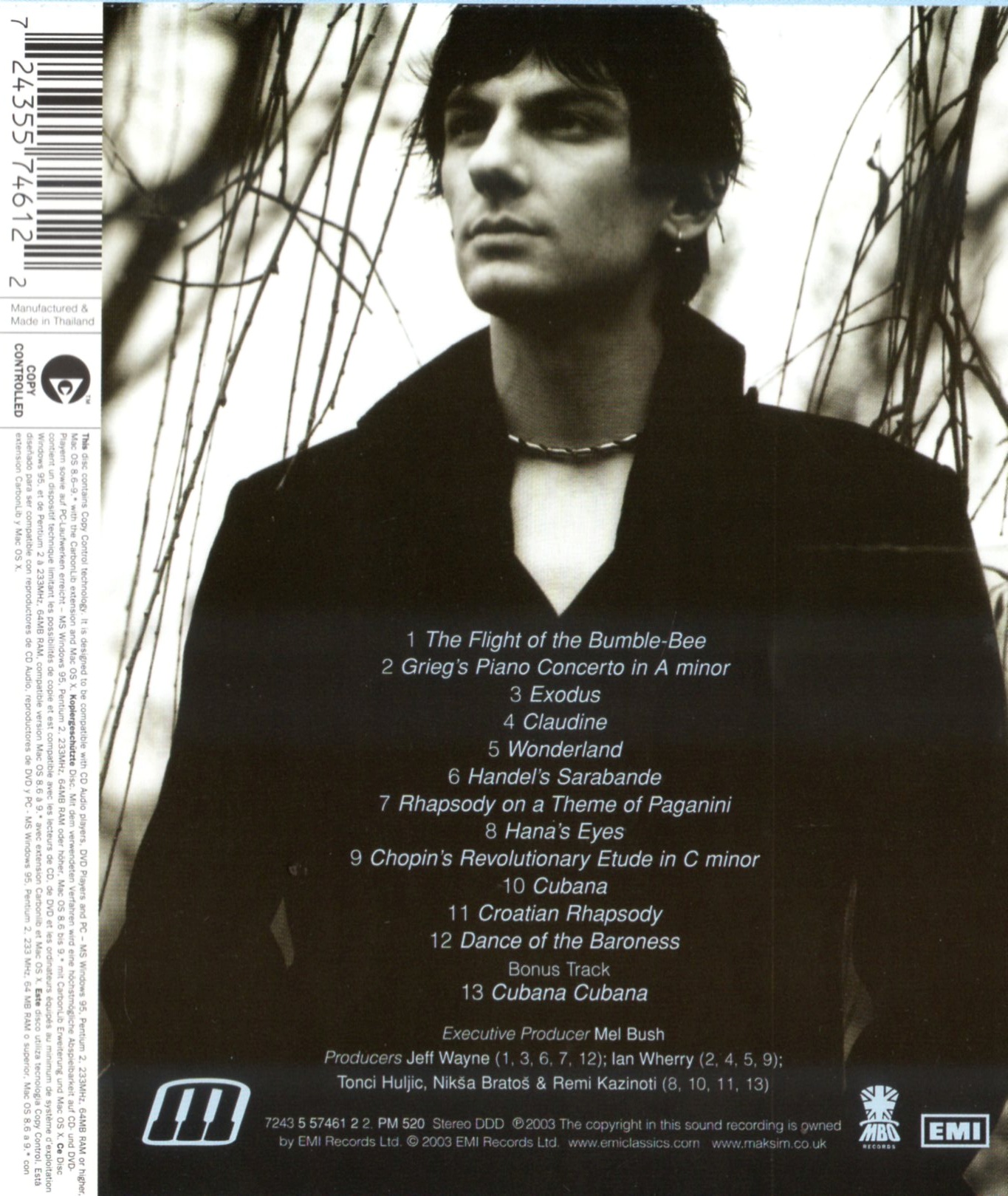 CD,Maksim - The Piano Player (2003)(instrumental)(Thai)