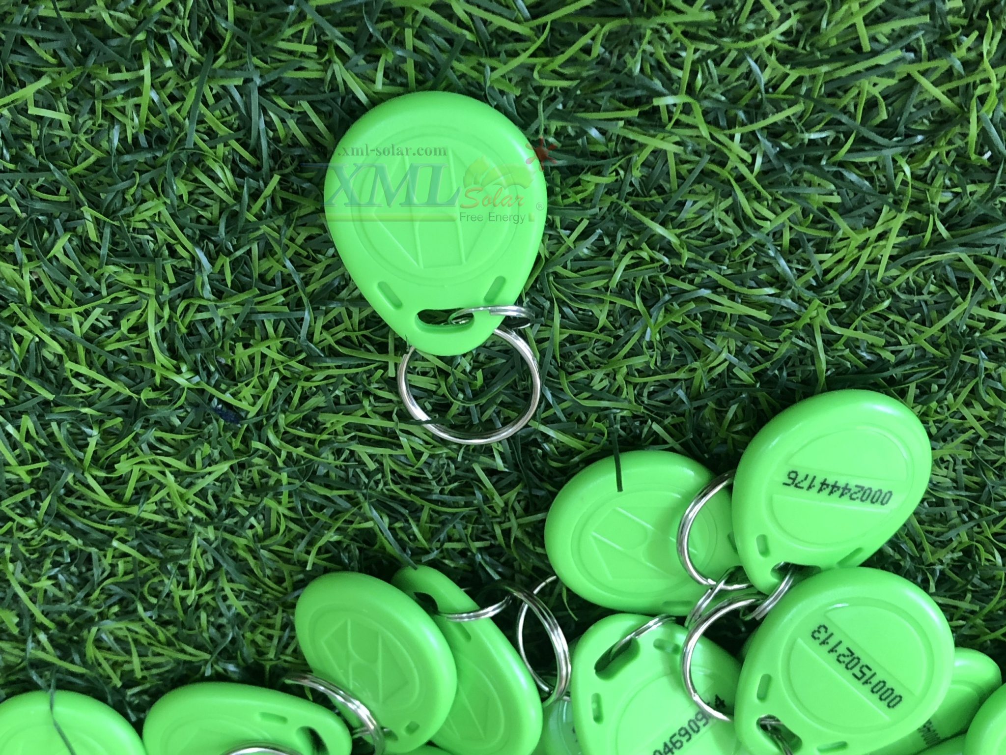 พวงกุญเเจคีย์การ์ด Keytag (Proximity 125Khz.) (เเบบหยดน้ำ ยี่ห้อ mango)(สีเขียว)