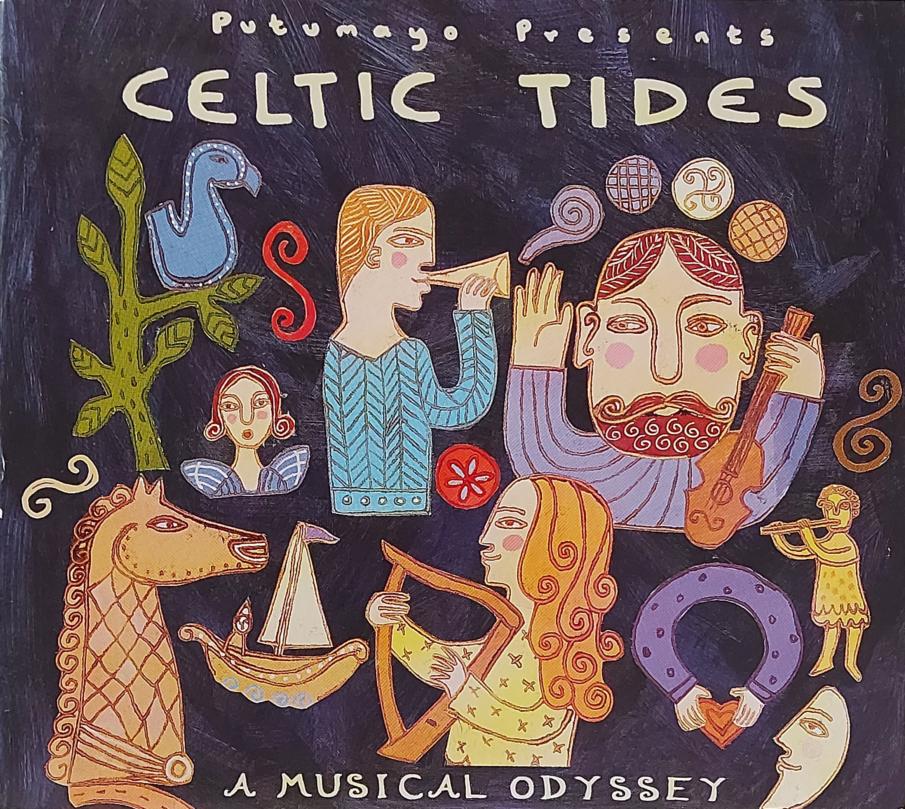 Used CD,Celtic Tides - A Musical Odyssey (A)(Putumayo World Music)(Various Artists)(1998)