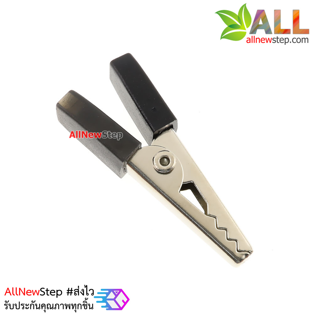 ที่คีบสายไฟ คลิปหนีบสายไฟ สีดำ