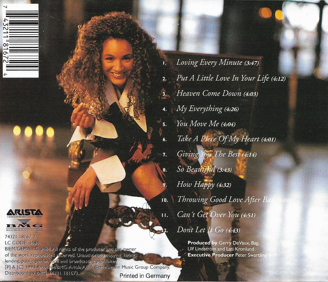 CD,Jennifer Brown - Giving you the best (1994)(Germany)