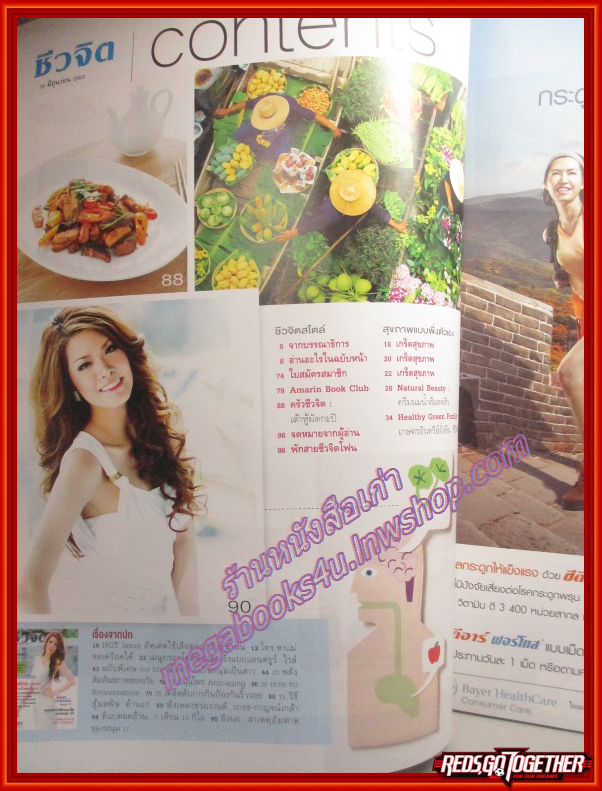 นิตยสารชีวจิต ฉบับที่281 ปี2553 ปก เกรซ กาญจน์เกล้า