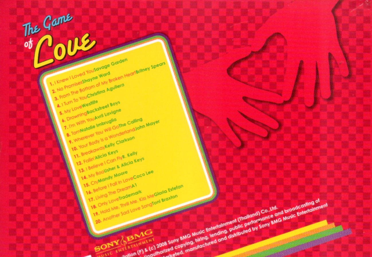 CD,The Game Of Love (Various Artists)(2008)(Thai)