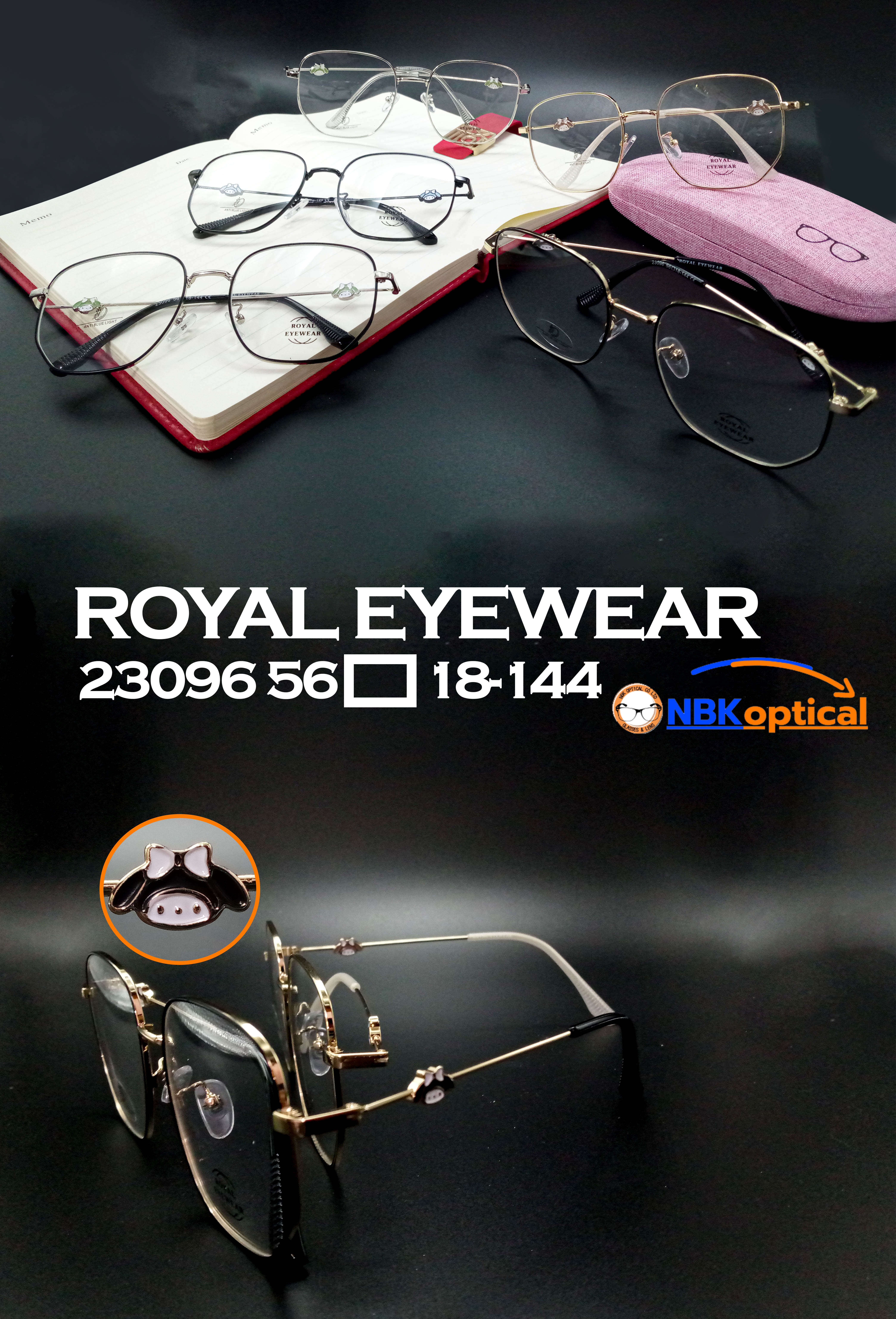 กรอบแว่นตา ROYAL EYEWEAR (กรอบขาการ์ตูน)